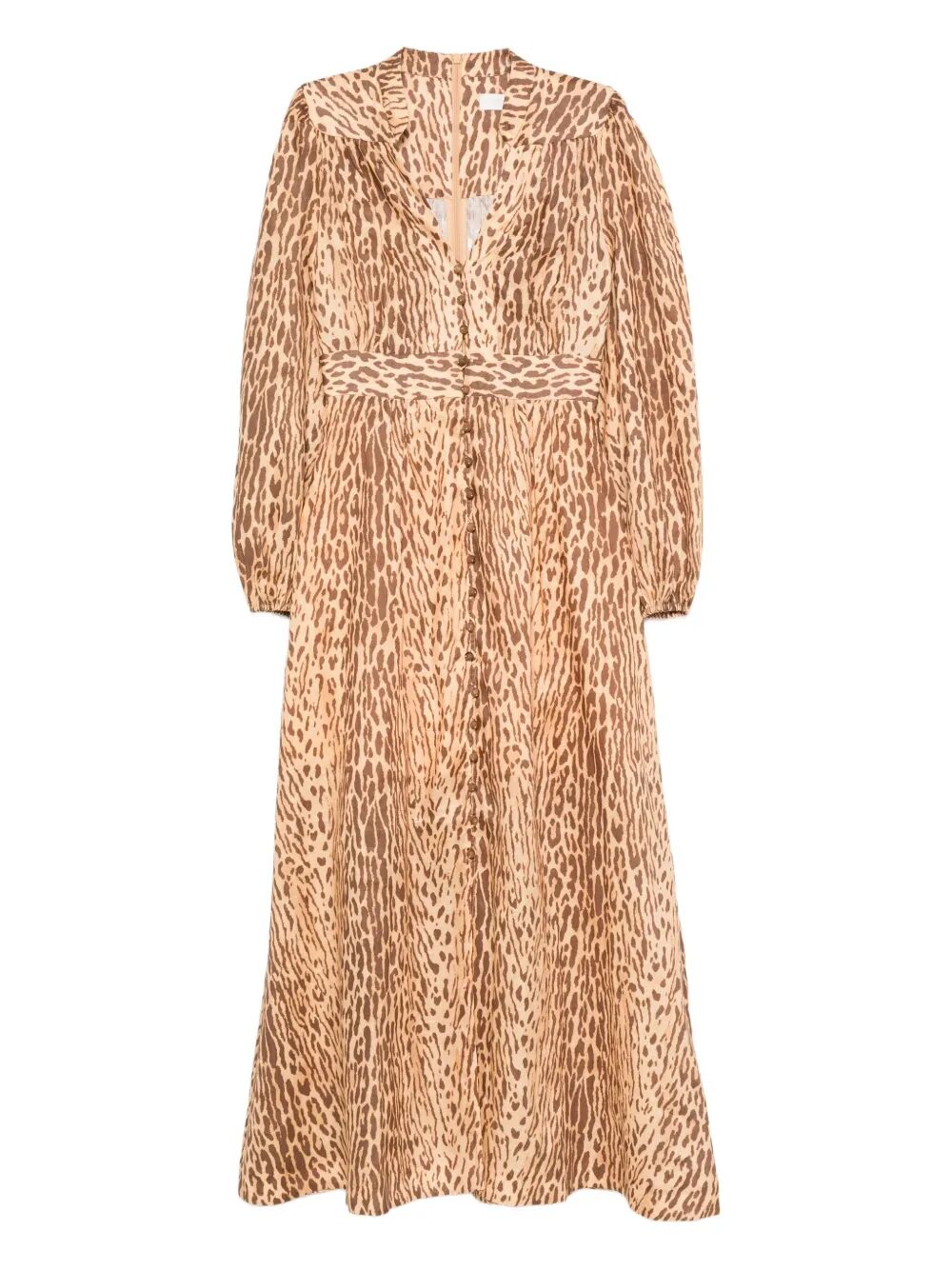 Zimmermann Women Cascadian Plunge Midi Dress  DestGlow