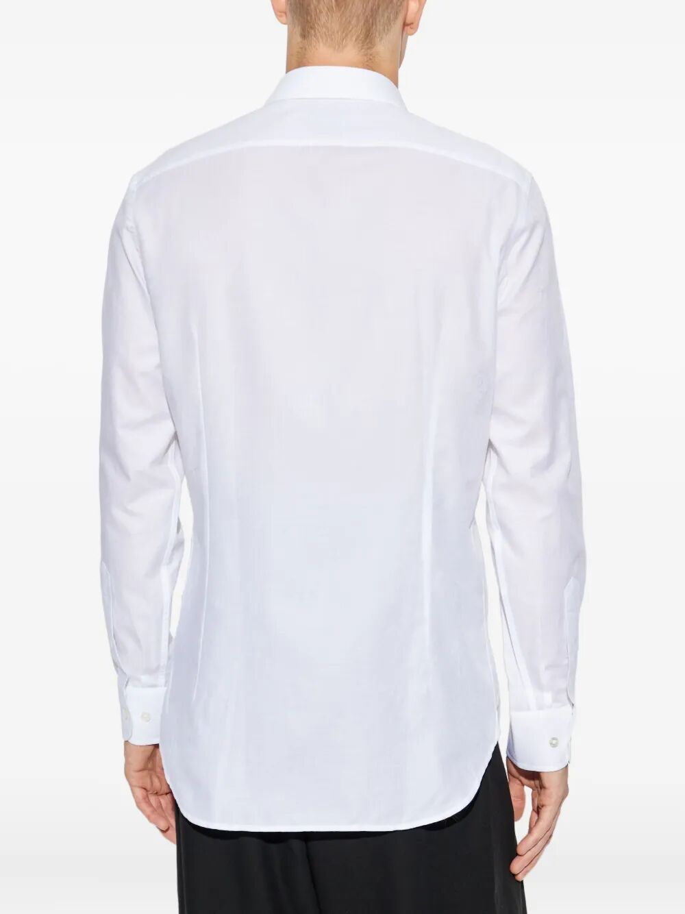 Etro Men Cotton Jacquard Shirt With Gecko Motif by Luosophy