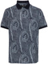 Etro Men All-Over Foliage Cotton Polo Shirt by Luosophy