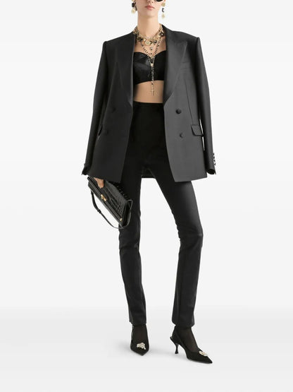 Dolce &amp; Gabbana Women Double-Breasted Jacket In Faille by Luosophy