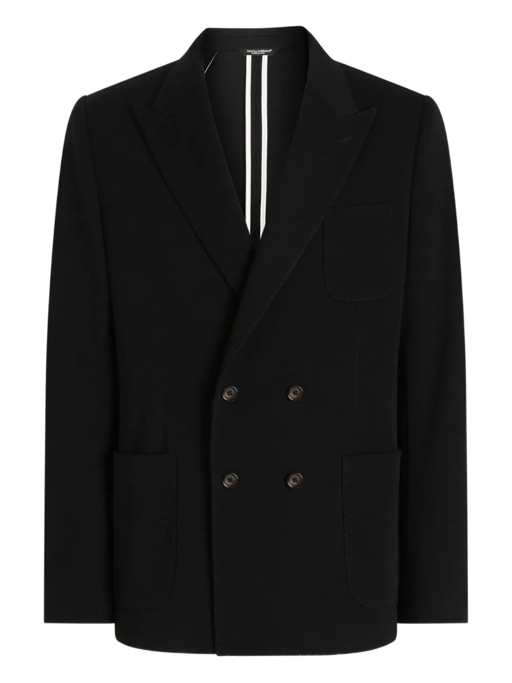 Dolce &amp; Gabbana Men Double-Breasted Wool Blazer by Luosophy