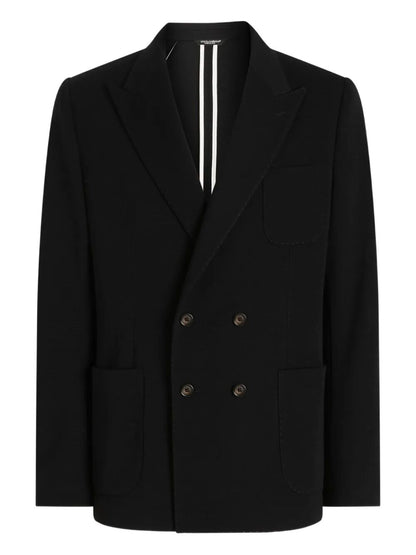 Dolce &amp; Gabbana Men Double-Breasted Wool Blazer by Luosophy