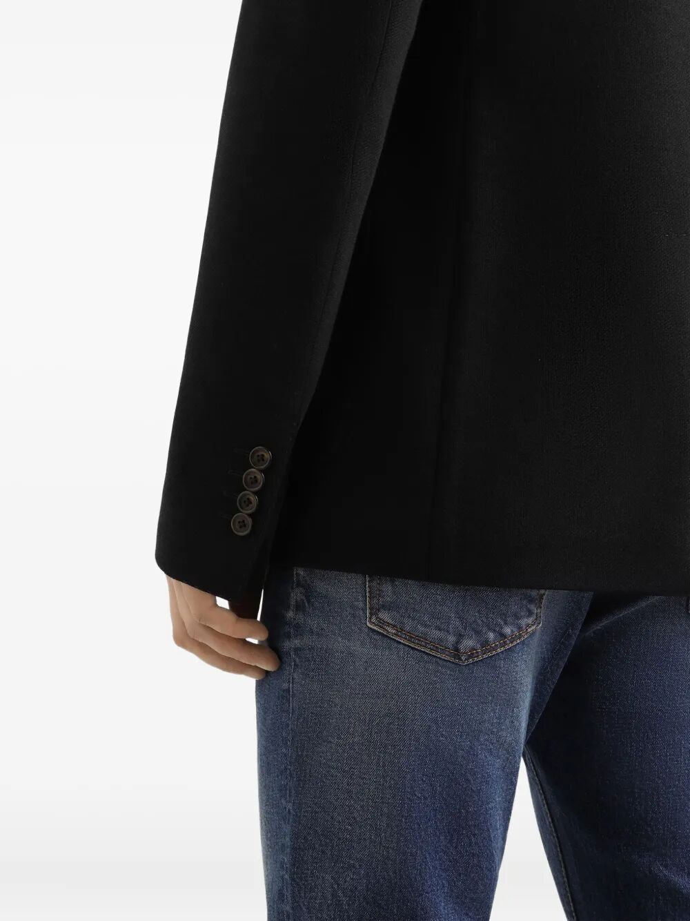 Dolce &amp; Gabbana Men Double-Breasted Wool Blazer by Luosophy