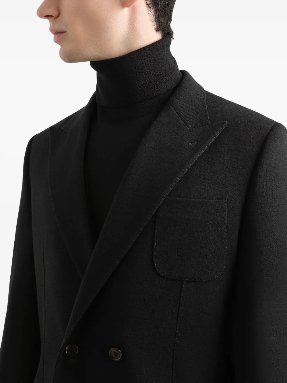 Dolce &amp; Gabbana Men Double-Breasted Wool Blazer by Luosophy