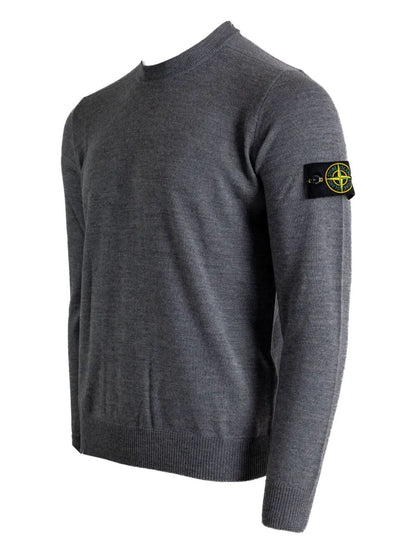 Stone Island Men Lightweight Wool Crew Neck Pullover by Luosophy