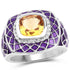 2.00 Carat Genuine Citrine .925 Sterling Silver Ring by Bids.com