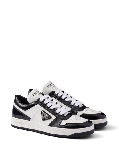 Prada Women Downtown Leather Sneakers by Luosophy