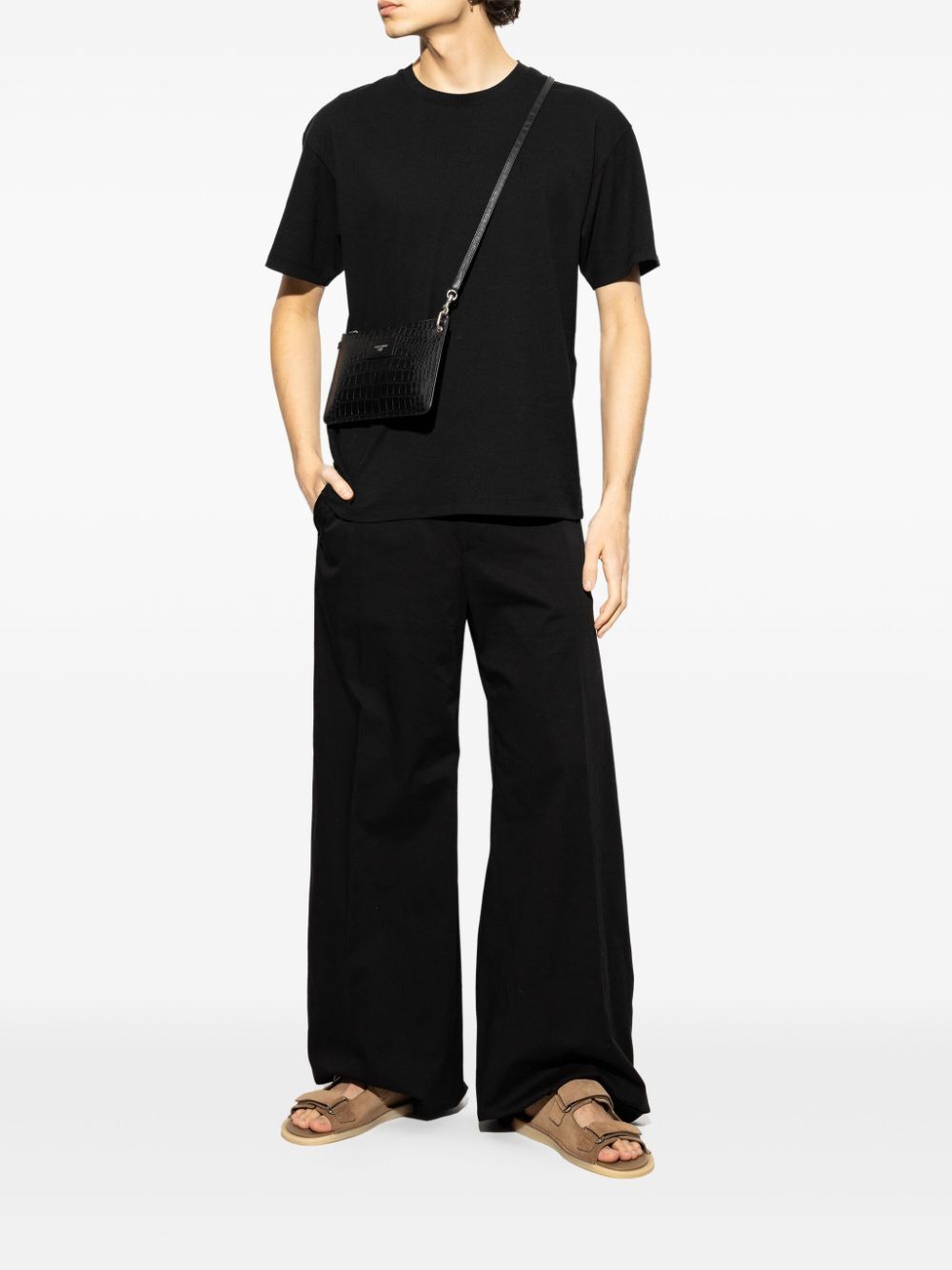 Dolce &amp; Gabbana Men Touch-Strap Suede Sandals by Luosophy