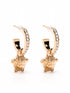 Versace Women Crystal La Medusa Hoop Earrings by Luosophy