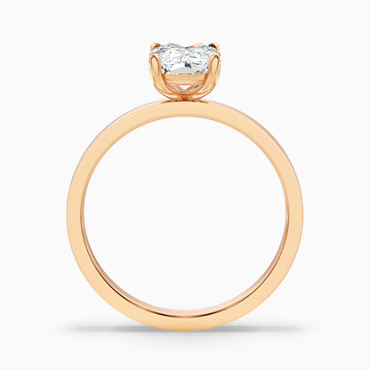 Aimee 3.5 Carat Elongated Cushion Cut Solitaire Lab Grown Diamond Ring in 14k Yellow Gold