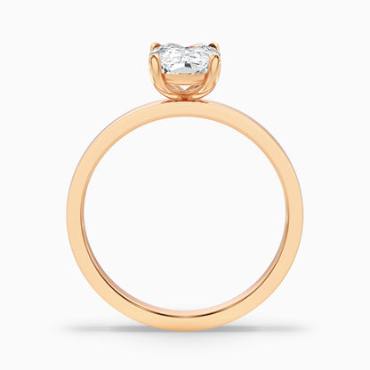 Aimee 3 Carat Elongated Cushion Cut Solitaire Lab Grown Diamond Ring in 925 Sterling Silver