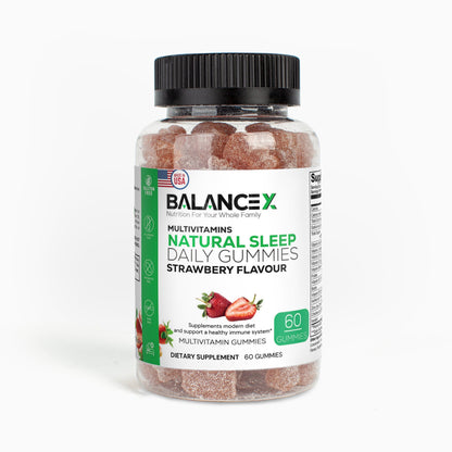 Multivitamin Natural Sleep VitaBears Daily Gummies (Strawberry Flavour) - Clearance Sale by BalanceX
