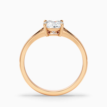 Maren 4 Carat Elongated Cushion Cut Split Shank Moissanite Diamond Ring in 14k Yellow Gold