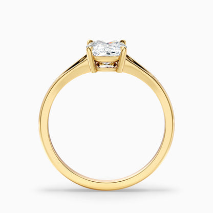 Maren 5 Carat Elongated Cushion Cut Split Shank Lab Grown Diamond Ring in 925 Sterling Silver