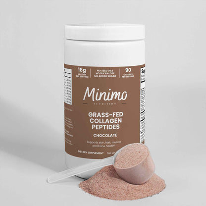 Grass-Fed Collagen Peptides Powder (Chocolate), 13.3 oz.