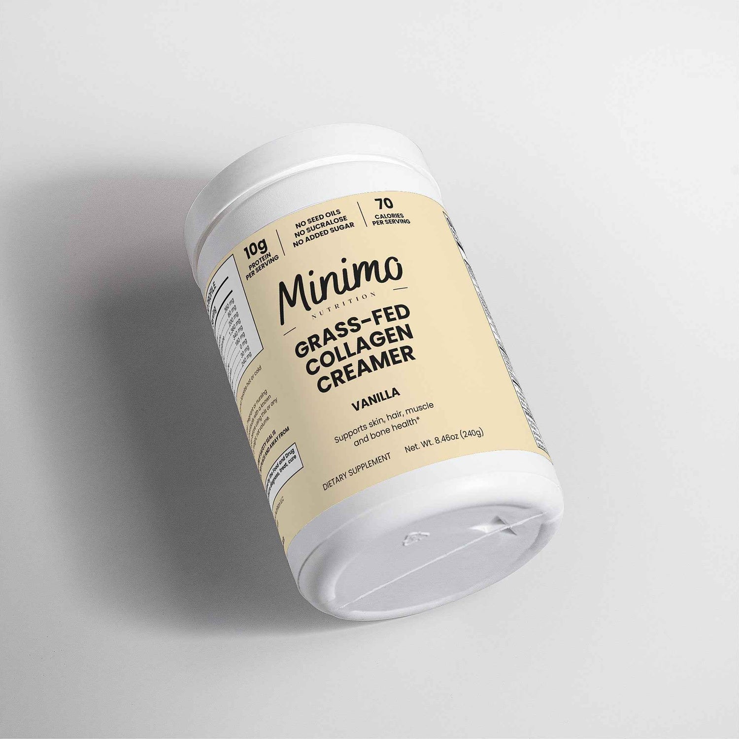 Grass-Fed Collagen Creamer (Vanilla), 8.5 oz