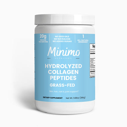 Grass-Fed Hydrolyzed Collagen Peptides, 9.9 oz
