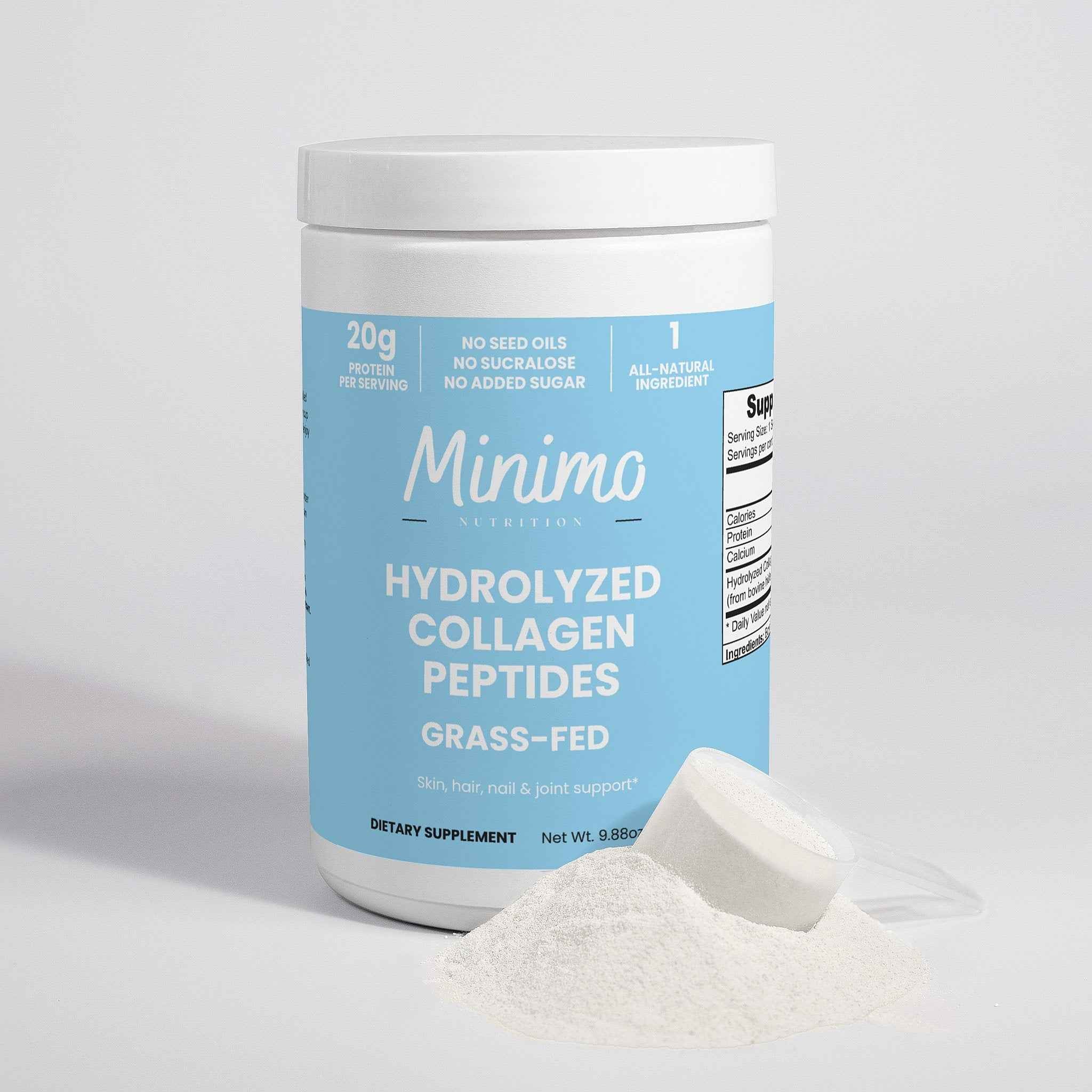 Grass-Fed Hydrolyzed Collagen Peptides, 9.9 oz