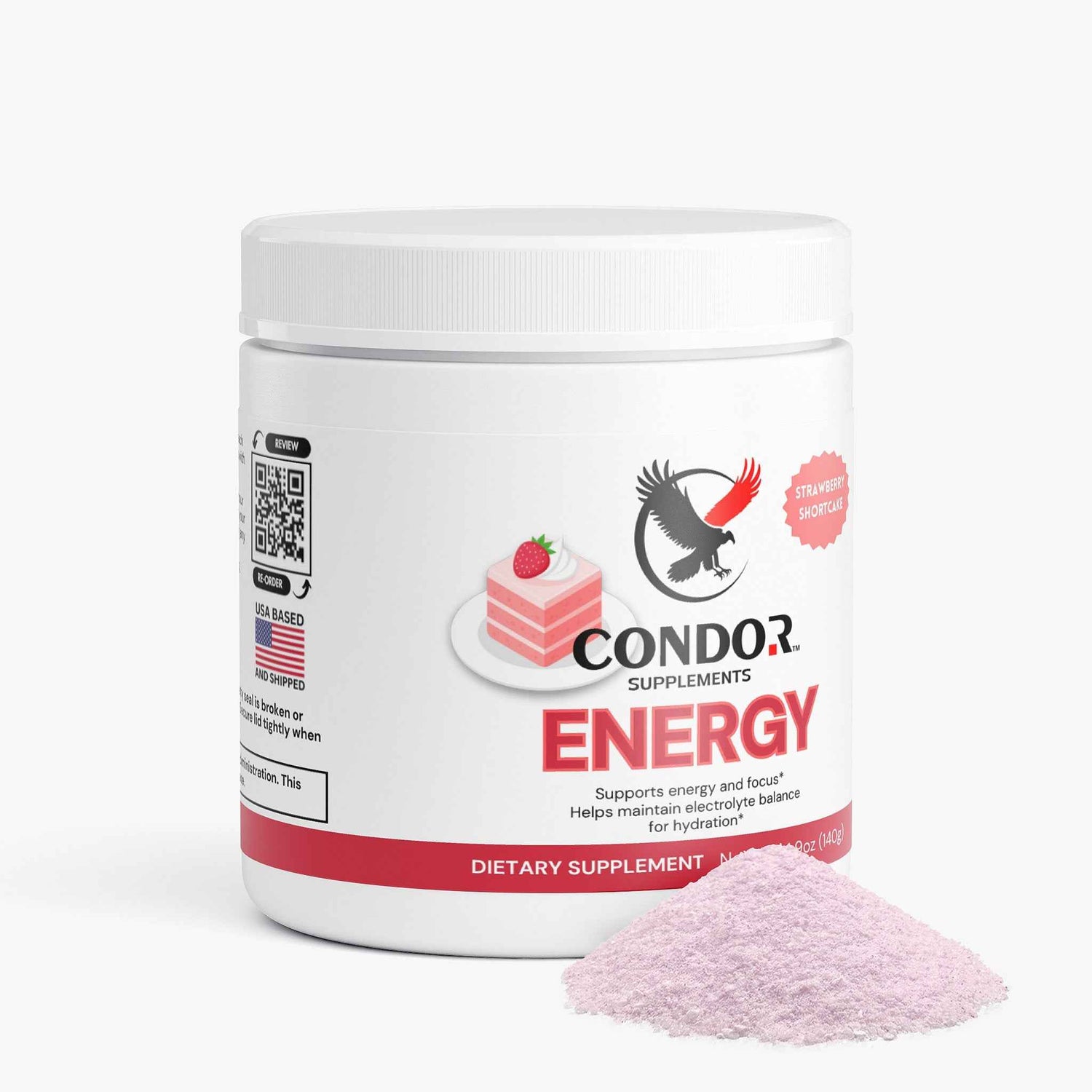 Energy Drink Mix (Strawberry Shortcake)