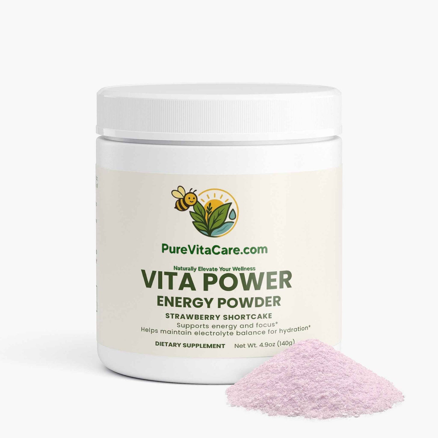 Energy Powder (Strawberry Shortcake)