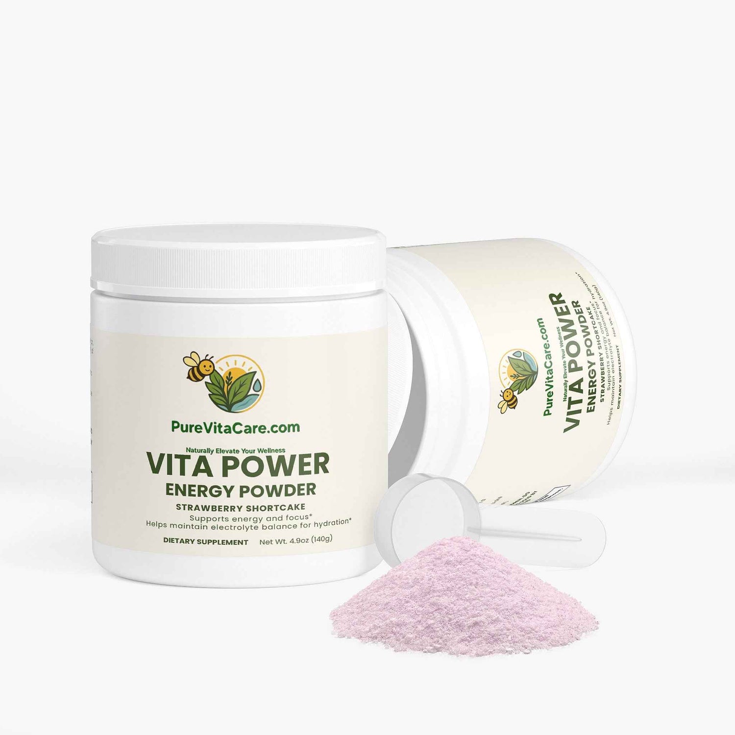 Energy Powder (Strawberry Shortcake)