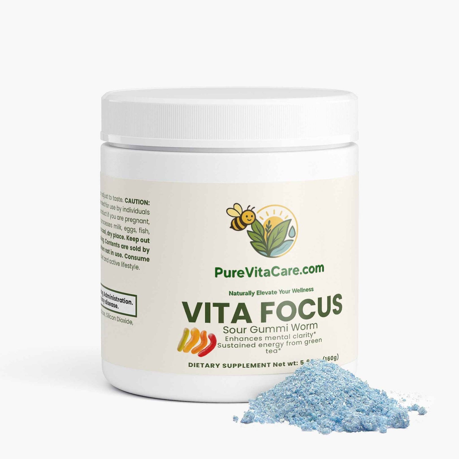 VITA-FOCUS POWDER (Sour Gummi Worm)