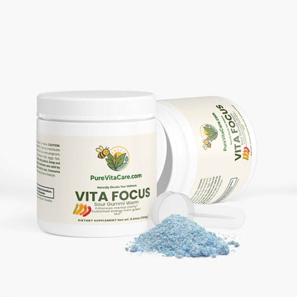 VITA-FOCUS POWDER (Sour Gummi Worm)