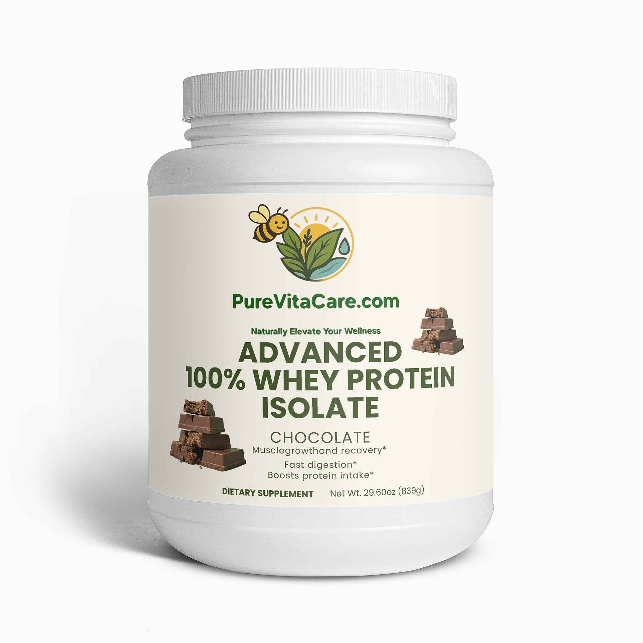 Chocolate whey isolate powder
