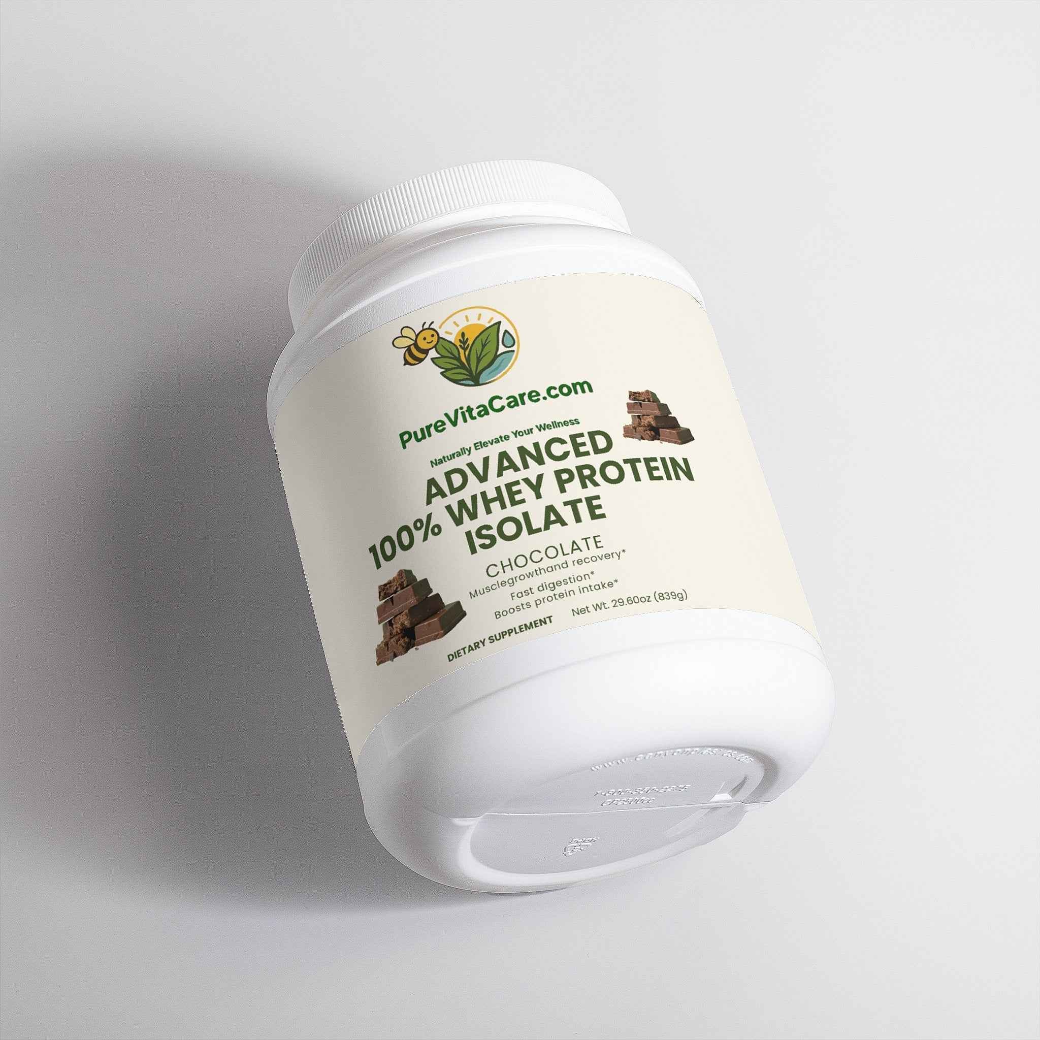 Chocolate whey isolate powder