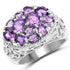 2.64 Carat Genuine Amethyst .925 Sterling Silver Ring by Bids.com