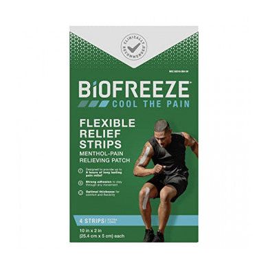 Biofreeze Flexible Relief Strips - 4ct 
