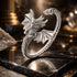 925 Sterling Silver Oxidized Dragon Ring  DestGlow