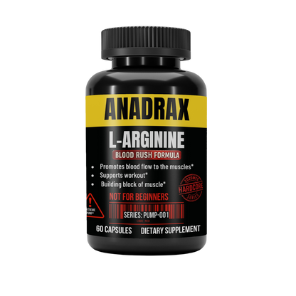 ANADRAX: Circulation Complex | 60 Capsules - L-Arginine, Niacin &amp; Nitric Oxide Support for Active Lifestyles