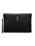 Saint Laurent Women Cassandre Matelassé Leather Tablet Pouch by Luosophy