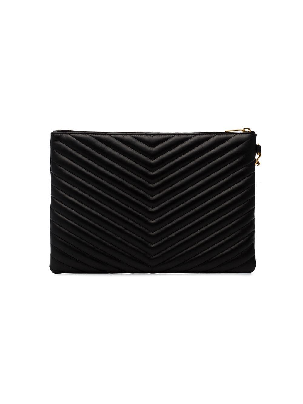 Saint Laurent Women Cassandre Matelassé Leather Tablet Pouch by Luosophy