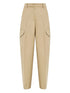 Givenchy Women Cotton And Wool Cocoon Trousers With Pockets by Luosophy