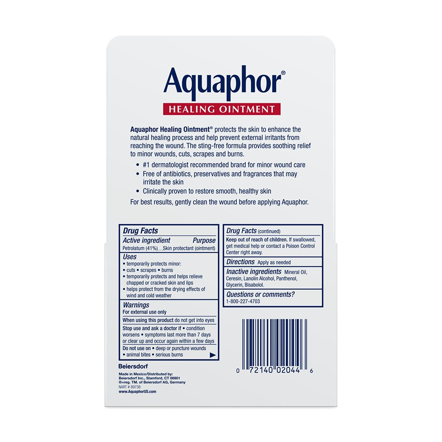 Aquaphor Healing Skin Ointment, Advanced Therapy, 2 Pack, 0.35 Oz Ea by Pasteur Pharmacy