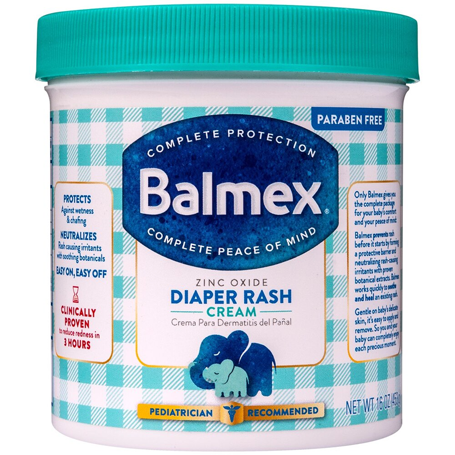 Balmex Complete Zinc Oxide Protection Diaper Rash Cream - 16 Oz by Pasteur Pharmacy