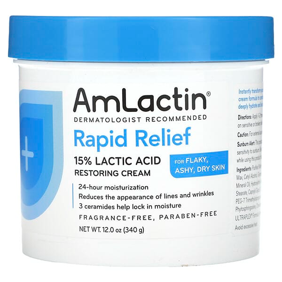 AmLactin Rapid Relief Moisturizing Cream - 12 Oz by Pasteur Pharmacy