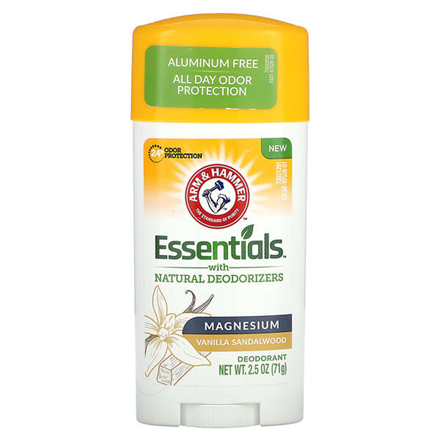 Arm &amp; Hammer Essentials Crisp Magnesium Vanilla Sandalwood Natural Deodorant 2.5 Oz by Pasteur Pharmacy