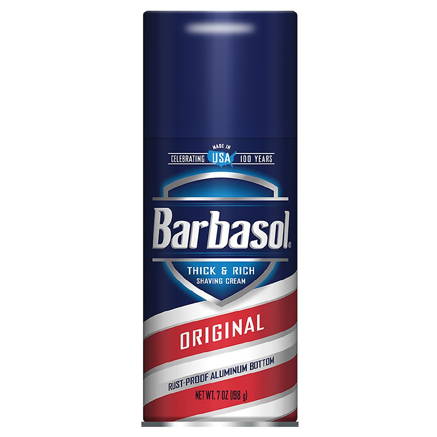 Barbasol Shaving Cream, Thick &amp; Rich, Original, 7 Ounce by Pasteur Pharmacy