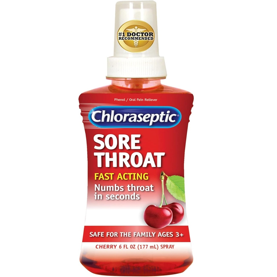 Chloraseptic Spray Cherry Sore Throat 6 Fl Oz by Pasteur Pharmacy