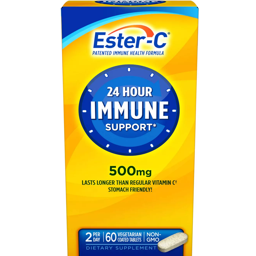 Ester-C Vitamin C supplement Tablets 60 ct by Pasteur Pharmacy