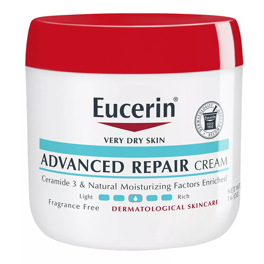 Eucerin Advanced Repair Cream - Fragrance Free, Full Body Lotion For Very Dry Skin - 16 Oz. Jar by Pasteur Pharmacy