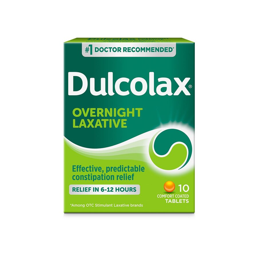 Dulcolax Overnight Relief 5 Mg Laxative Comfort Coated Tablets by Pasteur Pharmacy