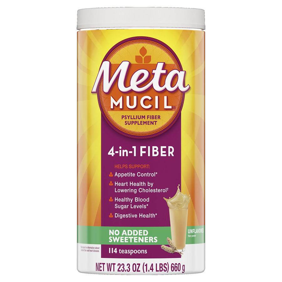 Metamucil Psyllium Husk Powder Fiber Supplement Unflavored by Pasteur Pharmacy