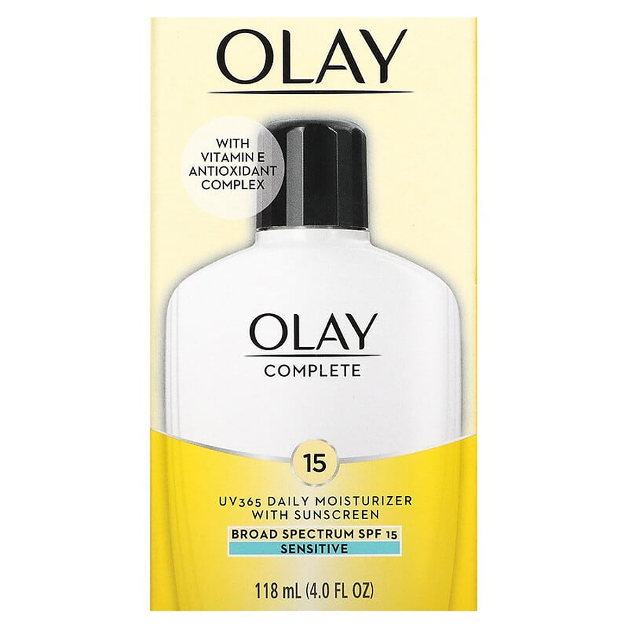 Olay Complete, Sensitive UV 365 Broad Spectrum SPF 15 Daily Moisturizer With Sunscreen, 4 Fl Oz by Pasteur Pharmacy