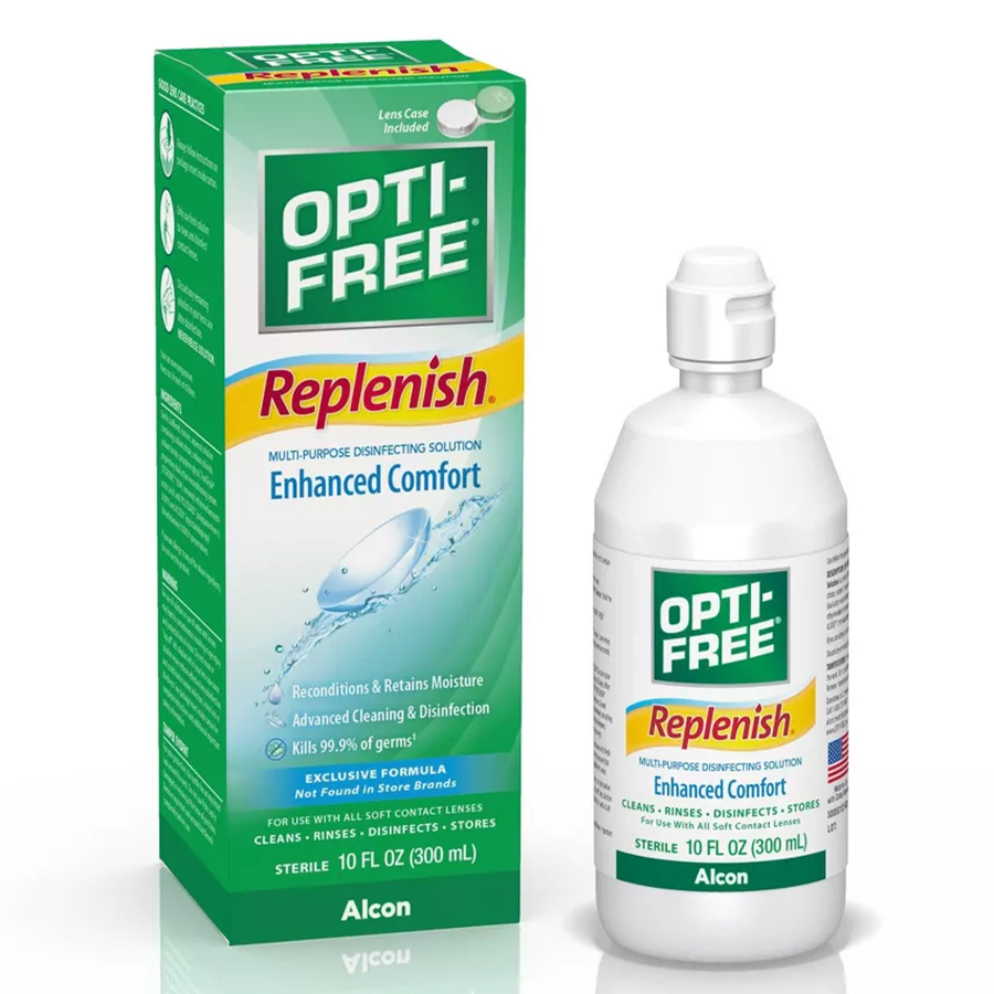 Opti-Free Replenish Multi-Purpose Disinfecting Solution (10 fl oz) 