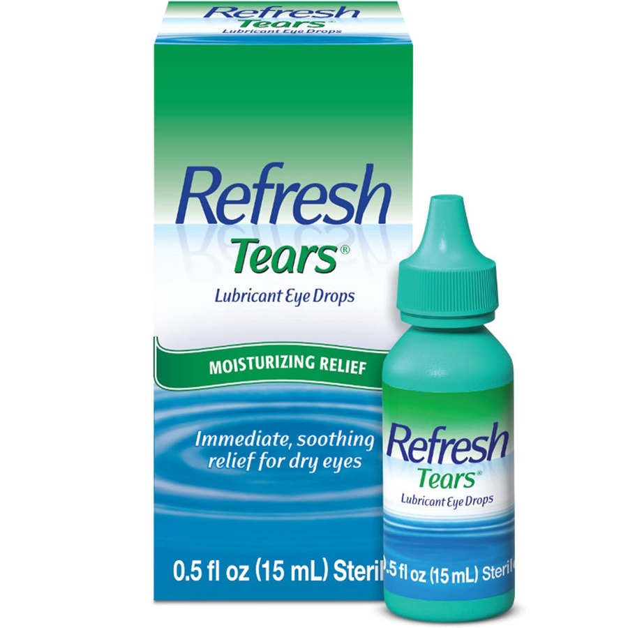 Refresh Tears Moisturizing Relief Lubricant Eye Drops 0.5 Fl Oz by Pasteur Pharmacy