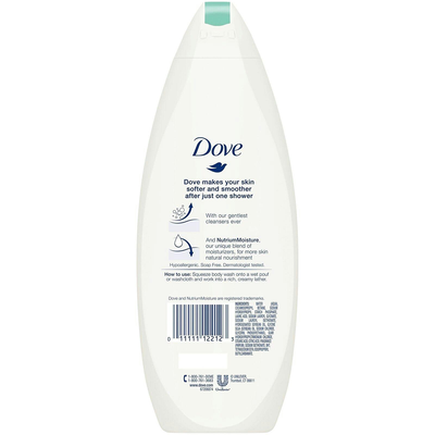 Dove Sensitive Skin Body Wash - 12 oz - Hypoallergenic & Fragrance-Free by Pasteur Pharmacy